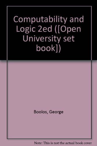 Computability and Logic 2ed 0521234794 Book Cover