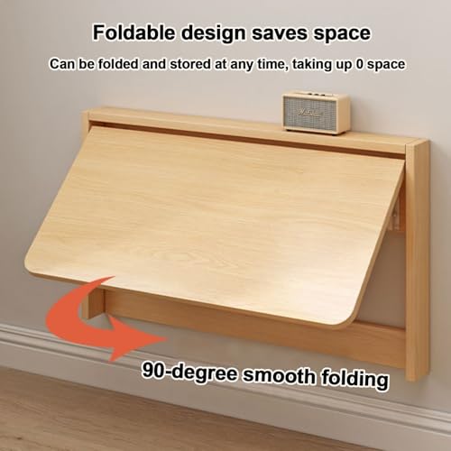 Table murale rabattable en bois massif : l'établi pliant compact - 4