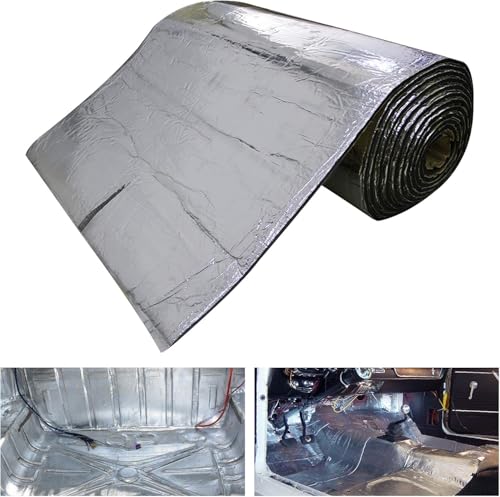 MODIGT 10mm 21.53sqft 40inch x 80inch Automotive Heat Shield Mat Sound Deadener Mat Noise & Dampening Heat Insulation Mat Application for Car Hood Dynamat Ceiling Door by MODIGT - Used condition - CA$44.72