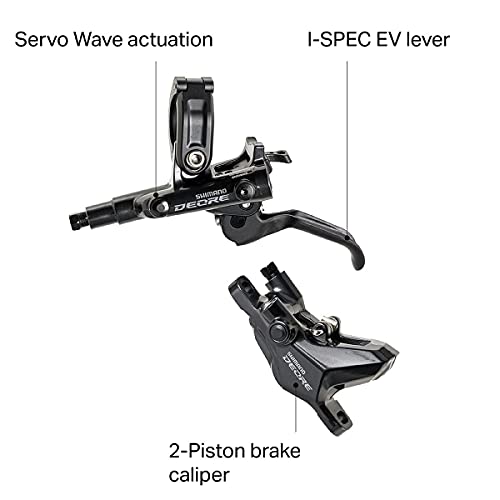 Shimano Deore BR-M6100 Disc Brake Metallic, Rear - 4