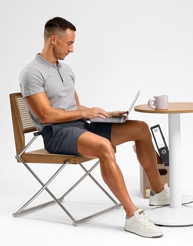 Image of Soothfeel Men's Casual Shorts 5 /7 /9 Inch Golf Dress Shorts for Men Flat Front Work Lightweight Quick Dry with 4 Pockets