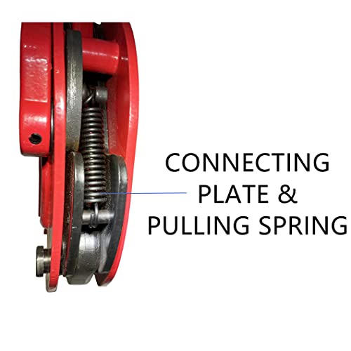 Pake Handling Tools Universal Vertical Plate Clamp - Heavy Duty Durable Lifting Clamp 4400 Lb (2 Ton) Working Load Limit (Wll) #TOP4