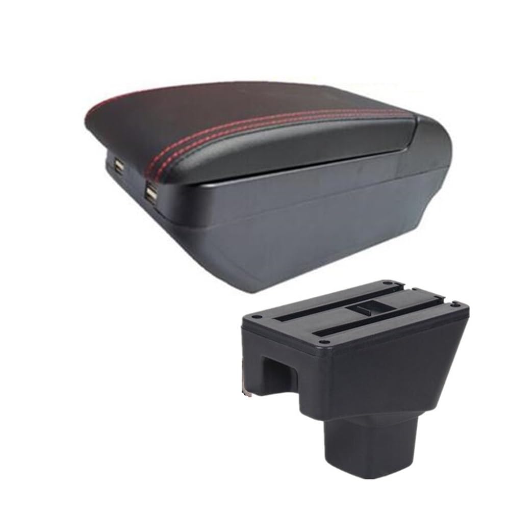 Yulegudi H Red Line 4Usb Car Armrests For Suzuki For Sx4 2007-2018 2019 2020