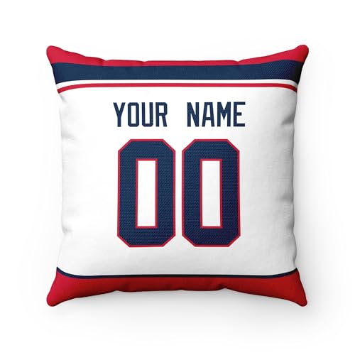 Image of ANTKING Columbus Throw Pillow Personalized Custom Any Name and Number for Men Women Boy Gifts