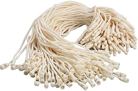 Amazon.com : Surakey Hang Tag String 100Pcs Nylon Snap Lock Pin Loop ...