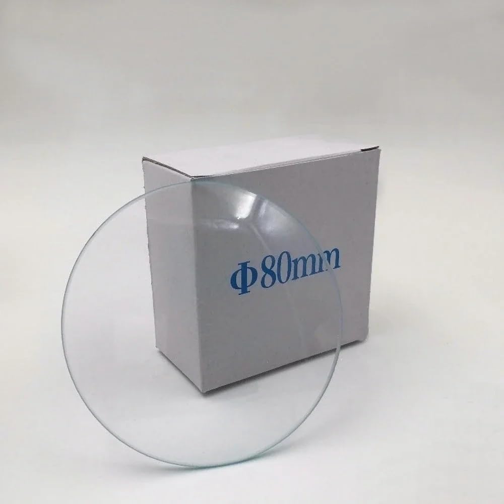 Placas de vidrio for observación de laboratorio - Juego de 10 discos de vidrio de reloj transparentes (diámetro de 45 mm a 150 mm)(60mm 10pcs)
