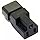 PDU UPS Power 3 Prong Plug Adapter, USA NEMA 5-15R Female to IEC 60320-C14 Male Connector