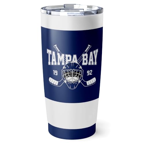 Image of ANTKING Tampa Bay Tumbler 20oz Custom Name Number Travel Mug Gifts | Stainless Steel Insulated Coffee Cup for Men Women