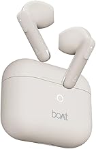 boAt Airdopes Ace Gen 2 TWS Earbuds with 45H Battery, 4Mics ENx Tech, ASAP Charge, 13mm Drivers, 50 ms Low Latency, IPX5, Bluetooth Earbuds, TWS Ear Buds Wireless Earphones with mic (Moon White)
