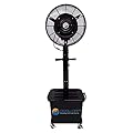 Cool-Off™ 10 Gallon water tank Tropic Breeze Portable Misting Fan with 90 Degree Oscillation (Midnight Black)