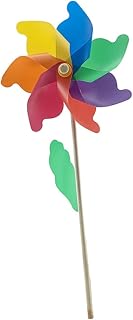 WHAMVOX Garden Pinwheel Lawn Pinwheels 5pcs DIY Pinwheels for Kids Garden Windmills Outdoor Toys for Kids Bulk Kids Toys Kids Decor Wind Spinners Rainbow Windmill