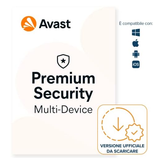 Avast Premium Security 2024 - Protezione antivirus - Download | 10 Dispositivo | 1 Anno | PC/Mac | Codice d'attivazione via email