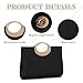 Imagen de EVEOUT Clutch de Paja Trenzada para Mujer Boho Chic Bolso Tejido para Fiesta Bodas Verano Cartera de Mano Rafia Sintética para Playa Vacaciones