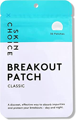 Breakout Patch Por Skinchoice - 30 Pimple Patches, Parches Hidrocoloides Invisibles Para Espinillas, Tratamiento Facial Antiacné, Veganos Y Cruelty Free Breakout Patch Por Skinchoice - 30 Pimple Patches, Parches Hidrocoloides Invisibles Para Espinillas, Tratamiento Facial Antiacné, Veganos Y Cruelty Free