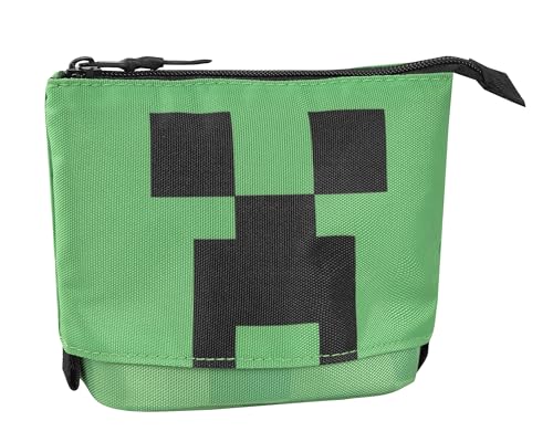 Enveloppe de transport officielle Minecraft sac de rangement enfant 22x15x10 cm fermeture eclair