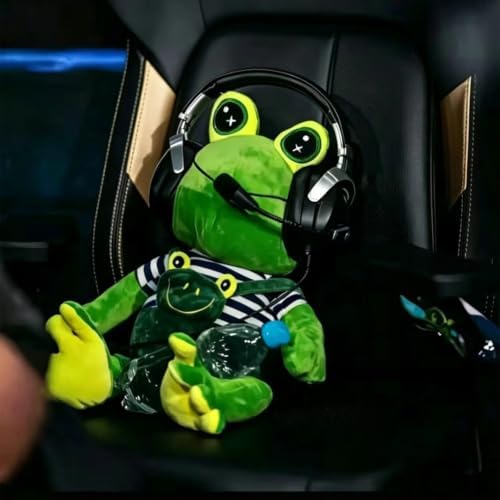SHINLHUA Cuteness Frog Plush Toy for Couples Soft PP Cotton Filling Adorable Design Safe Materials Easy to Home Decor Present Treefrog Pillow Toy - 5