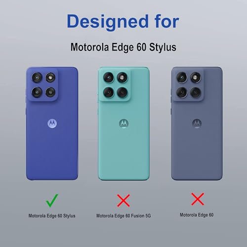 Image of Zapcase Back Case Cover for Motorola Edge 60 Stylus | Compatible for Motorola Edge 60 Stylus Back Cover | Case Cover with Camera Protection | (TPU + PC | Translucent Black)