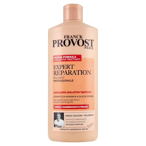 Franck Provost, Expert Reparation Professionelle Behandlung für beschädigtes Haar, reparierende Wirkung, mit Moringa-Extrakt und Jojoba-Öl, 450 ml