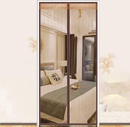BUYORY Magnetic Mosquito Net for Door, Magnetic Curtain for Balcony Doors and Living Room, Mosquito Net, Auto-Close Door Mats for Home, Fit Doors Size Up to 120 x 210 cm (Brown) (B0CLNSLDMM) Amazon Price History, Amazon Price Tracker