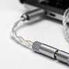 Moondrop ECHO-A 32Bit/384kHz محمول DAC/AMP مع ميكروفون (3.5 مم) محمول، محمول، بطاقة صوت USB-C عالية الأداء MAC، كمبيوتر شخصي، هواتف ذكية مع مخرج DAC/AMP 3.5 مم TRRS