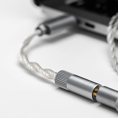 Moondrop ECHO-A 32Bit/384kHz محمول DAC/AMP مع ميكروفون (3.5 مم) محمول، محمول، بطاقة صوت USB-C عالية الأداء MAC، كمبيوتر شخصي، هواتف ذكية مع مخرج DAC/AMP 3.5 مم TRRS