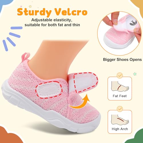 FEETCITY Baby Shoes Baby Sneakers Boys Girls First Walking Shoes Newborn Crib Shoe2