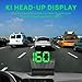 Head up Display Car GPS Digital Speedometer, Car Digital GPS Hud, USB Cable Plug and Play, Automatic Brightness Adjustment, Large Font Display with Sunshade, for Cars, Trucks & Motorcycles(White,MPH)