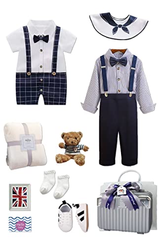 Susue Cambridge Organic Cotton Baby Boy Layette Set
