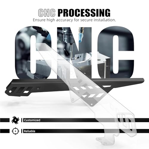 Protector de cadena negro compatible con Yamaha Tenere 700 Rally XTZ 07 7