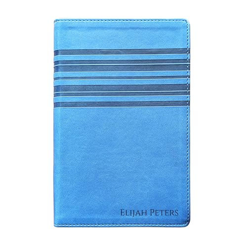 SacredBound Personalized NIrV Bible – Large Print Blue LeatherSoft |