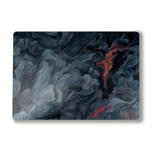 Image of Laptop Skin Compatible with Surface Laptop 7 15 inch (2024) - Storm Cloud - Premium 3M Vinyl Protective Wrap Decal Cover - Easy to Apply | Crafted in The USA by MightySkins