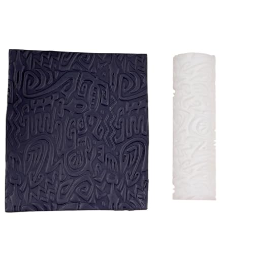 Rouleau à texture en argile polymère pour fabrication bijoux précis - 2