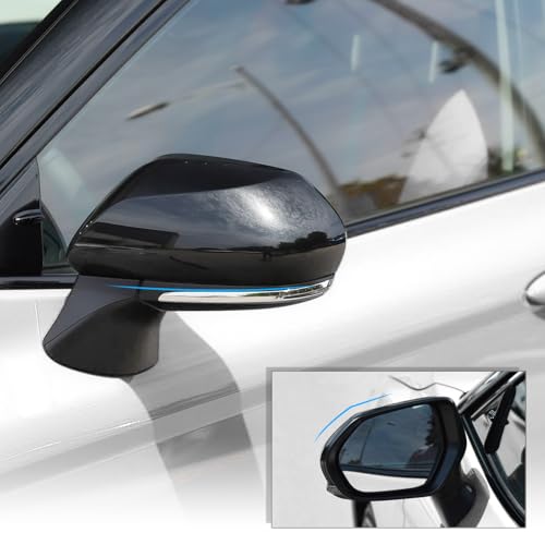 CKE Compatible with Toyota Camry 2026 2025 2024 2023 2022 2021 2020 2019 2018 Accessories Car Exterior Door Side Rearview Mirror Guard Cover Trim Caps -Glossy Black by CKE - Image 5