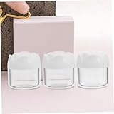 EPIGEIST 12 pièces Pot Crème avec Couvercle Fleur de Rose Contenants Rechargeables pour ...