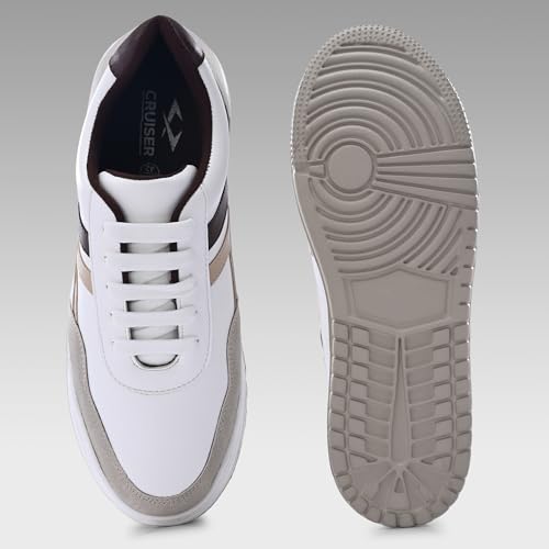 Image of Cruiser Mens Sneaker| Comfort & Style with Soft Cushioned Insole | Classic Canvas Sneakers for Effortless Style |Trendy Lace-Up Design for Casual Outfits (2623)