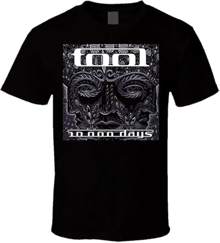 Classic Tool 10000 Days Music Band Album Cover Logo T Shirt Unisex Adults Clothes (Black,3X-Large)