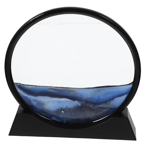 NAMOARLY 3D Ornaments Liquid Sand Art Decor Unique Home Office Decorative Present