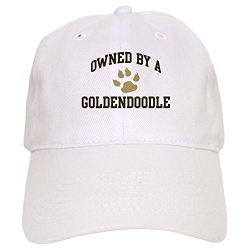 CafePress Goldendoodle: Owned Cap Unique Adjustable Baseball Hat White