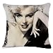 Fundas Cojines Marilyn Monroe Fundas para Cojines Duradero Lino de Algodón Funda de Almohada Cuadrado Funda de Cojines Decorativa para Sofá Cama Hogar Coche Interior T1092 60x60cm/24x24inch