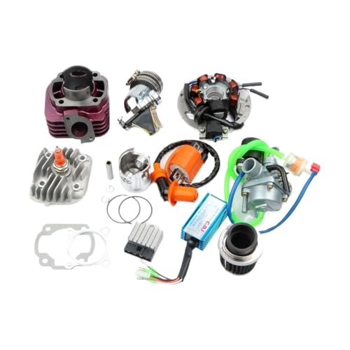 Kit cylindre 47mm pour moteur 1E40QMB de scooter 70cc avec son carburateur complet