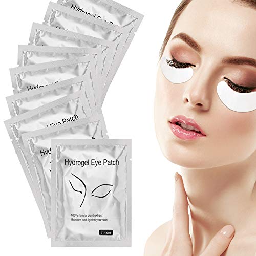 Joyeah 100 Pairs Under Eye Pads Lint Free Eye Gel Pads for Eyelash Extension Supplies/Eye Mask Beauty Tool