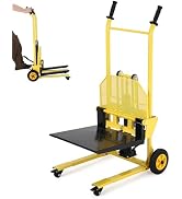 ガービー（Garvee）ハンドフォークリフト 昇降130ｍｍ-935ｍｍ 耐荷重200 kg 油圧ペダル式 フォーク長さ470 mm 幅160-480 mm 脱着式プレート付きハンドパレット ハ...