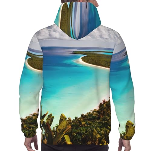 Sweat à capuche Cuba unisexe avec poche kangourou pour le sport - 4