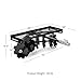 Titan Attachments 4 FT Tow-Behind Notched Disc Harrow Plow Attachment for 2
