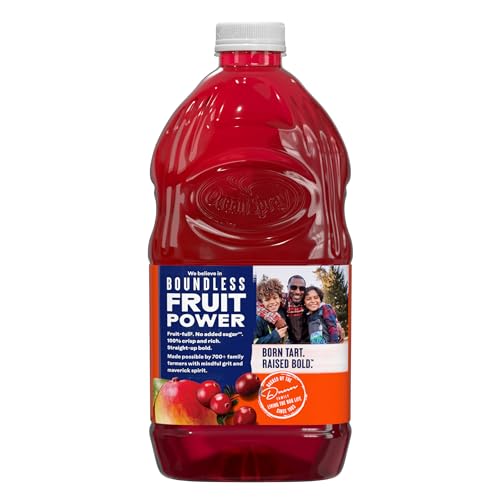 Image of Ocean Spray 100% Juice Cranberry Mango Juice Blend, 64 Fl Oz Bottle (Pack of 3)