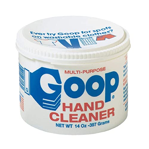 Goop Hand Cleaner and Laundry Stain Lifter Remover (Pack of 2) 14 oz, Waterless, Non-Toxic and Biodegradable, Removes Grease, Grass, Tar, Blood, Paint, Dirt, Mud