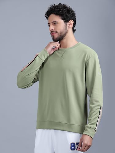 Image of SHIV NARESH Men's Cotton Crew Neck Sweatshirt