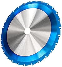 AHSKY Hoja de Sierra Circular de 4/6/7/8 Pulgadas, Hoja de Sierra TCT con Punta de carburo recubierta de Nano Azul, Disco de Corte de Madera, 1 ud. (Color : 6 Inchx2.2x25.4x60T)