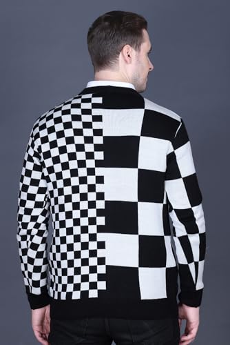 Image of GODFREY V Neck Cardigans for Men - Full Sleeve Woolen Sweater for Man Winter Wear