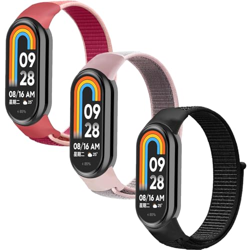 [EIHAIHIS] �y3������zfor Xiaomi Smart Band 10/9/8 �i�C�����o���h �R���p�`�u�� �V���I�~ �X�}�[�g�o���h10/9/8 �ւ��o���h �T�C�Y���߉\ �}�W�b�N�e�[�v �ʃt�@�X�i�[�^�C�v �_�炩�� �ʋC �E���֗� �����Y